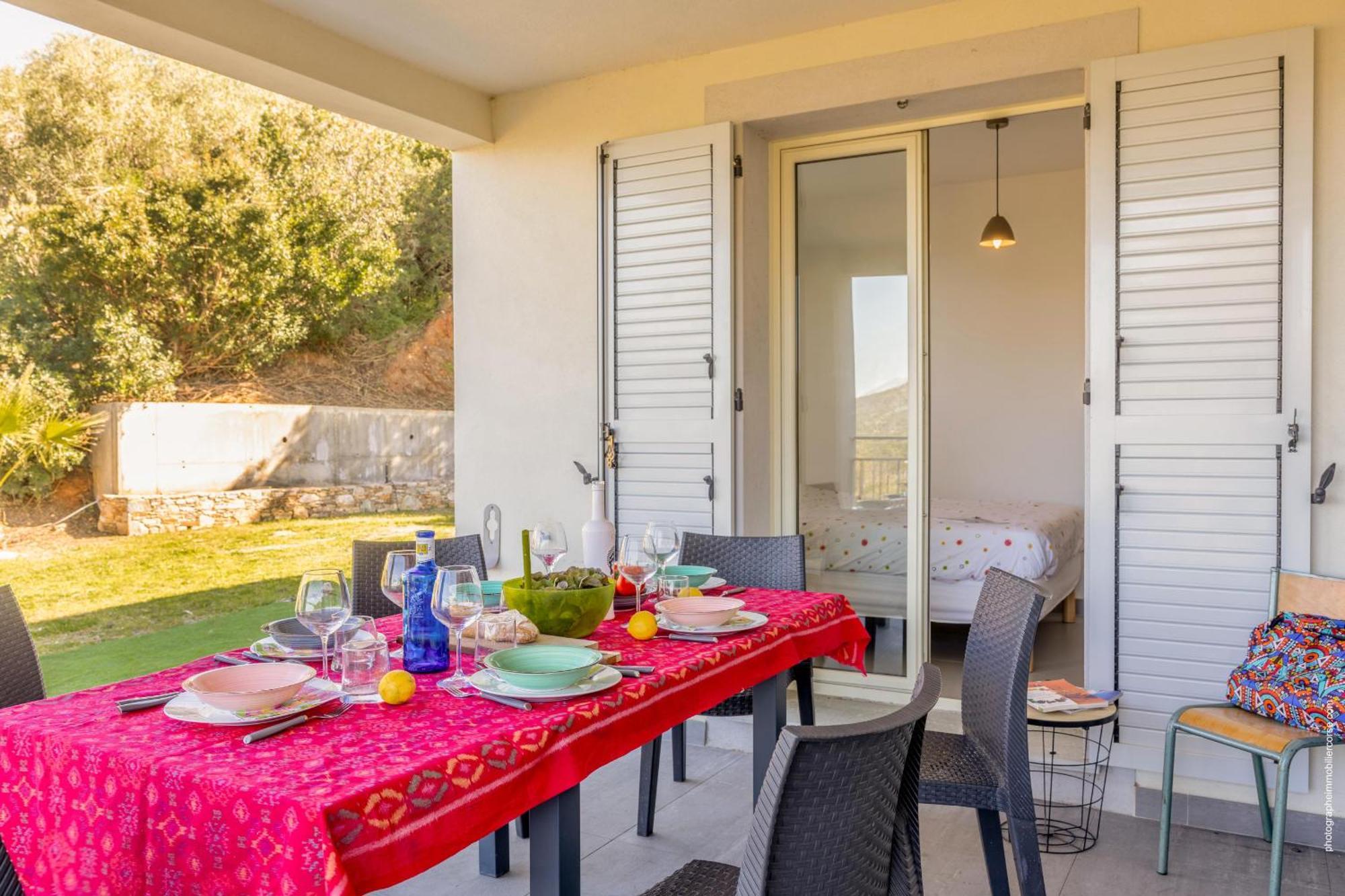 Appartement Vue Mer Fromontica Saint-Florent  Exterior photo
